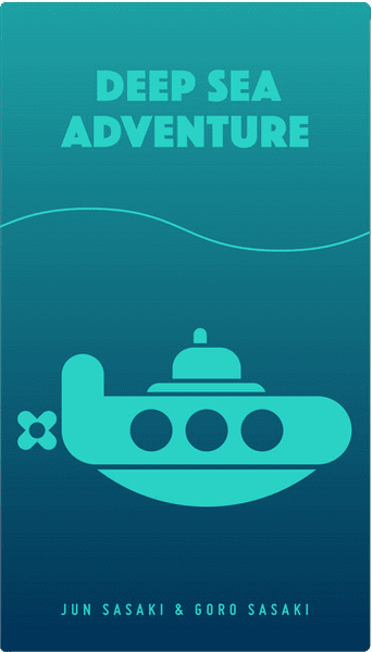Deep Sea Adventure: Boost (PREORDER) - Blue rectangular card featuring teal submarine graphic and "Deep Sea Adventure" text on a gradient ocean background.