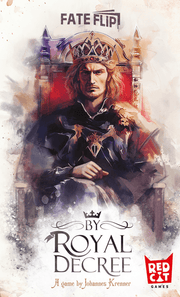 FateFlip: By Royal Decree (PREORDER) - By Royal Decree" and Red Raven Games logo.