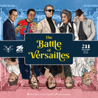Battle of Versailles (PREORDER) - Square game box for The Battle of Versailles strategy game featuring illustrated diverse characters in 1960s fashion on blue