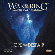 War of the Ring: Hope and Despair Expansion (PREORDER) - War of the Ring card game expansion box with blue ethereal figure and dark mountain cliffs on cover, titled Hope and Despair.