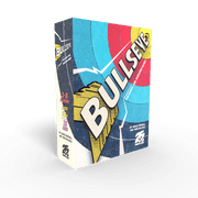 Bullseye (PREORDER) - Compact rectangular game box featuring a colorful dartboard design with red, blue, and white rings and bold yellow.