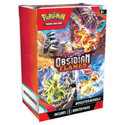 Pokémon Trading Card Game - Scarlet and Violet - Obsidian Flames Booster Bundle - Pokémon Trading Card Game Scarlet and Violet Obsidian Flames Booster Bundle box with vibrant fiery and crystalline artwork.