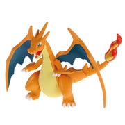 Pokémon Model Kit - Mega Charizard Y (PREORDER) - Orange and cream Mega Charizard Y model kit with blue wing membranes and flaming tail tip.