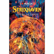 Strixhaven: Omens of Chaos (PREORDER) - The Gathering Strixhaven Omens of Chaos booster pack with vibrant red and orange magical energy swirling around a character.
