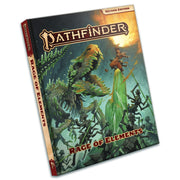 Pathfinder 2nd Edition: Rage of Elements - Rage of Elements hardcover book with fantasy artwork of tree-like creature and warriors in a battle scene on cover.