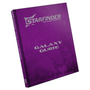 Starfinder 2E: Galaxy Guide Special Edition - Purple hardcover book titled Starfinder Second Edition Galaxy Guide with metallic silver embossed text and smooth finish.