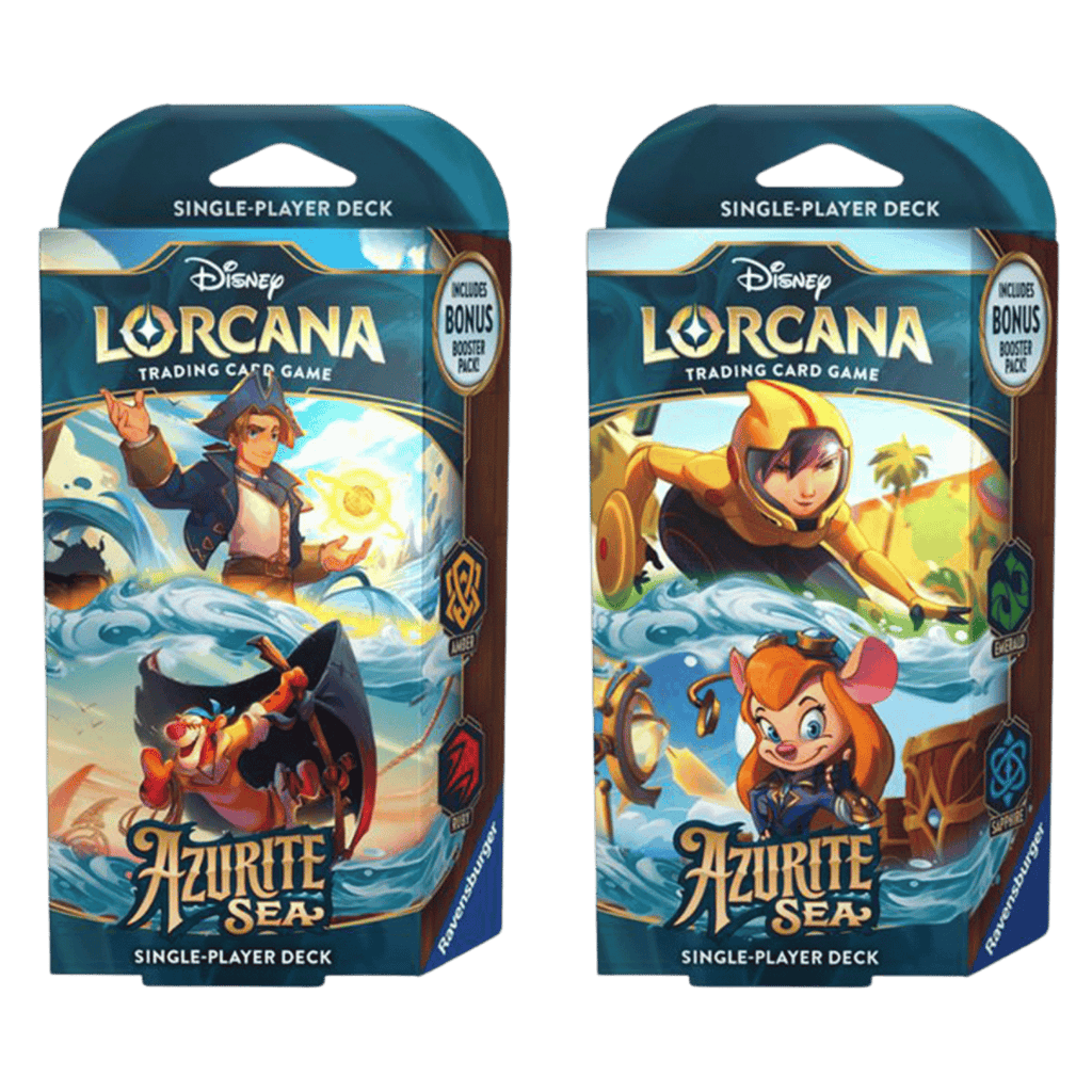 Lorcana TCG: Azurite Sea Starter Decks - 2 Pack Riftgate Lorcana TCG: Azurite Sea Starter Decks - 2 Pack Riftgate