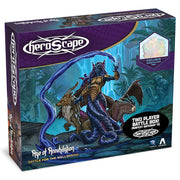 Heroscape: Battle for the Wellspring Battle Box - Heroscape Battle for the Wellspring Battle Box with dragon and serpent characters on dark fantasy illustrated box.