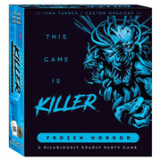 This Game Is Killer: Frozen Horror - Frozen Horror party game featuring an icy monstrous figure with antlers and clawed hands on the cover.