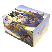 Final Fantasy TCG: World Champion Decks 2024 - Colorful cube-shaped deck box featuring stylized warrior artwork from Final Fantasy TCG World Champion Decks 2024.