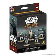 Star Wars: Legion - Fleet Troopers Unit - Star Wars Legion Fleet Troopers unit box featuring six detailed miniature soldiers in blue-gray uniforms with helmets and.