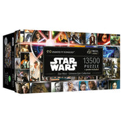 Puzzle: Star Wars: Universe Epic Collec 13500 Piece - Rectangular box featuring Star Wars characters collage with black background, labeled 13,500-piece puzzle.
