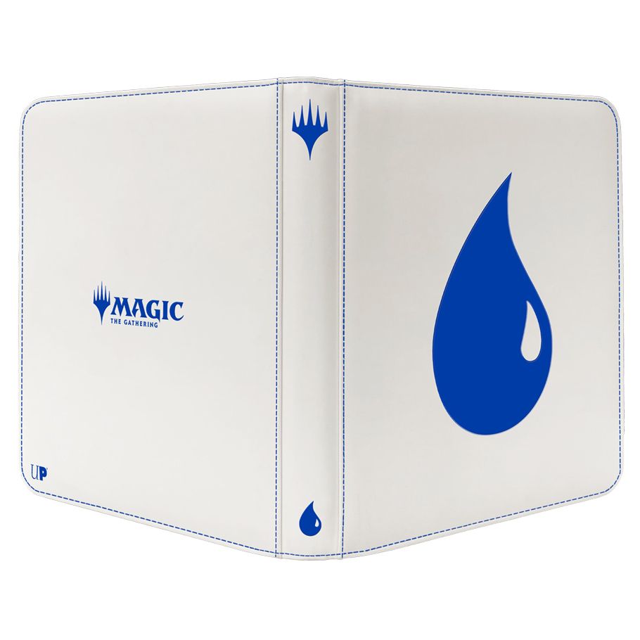Binder: 12-Pocket: PRO: Magic the Gathering: Mana 8 Island - The Gathering logos and a large blue water drop symbol on the front cover.