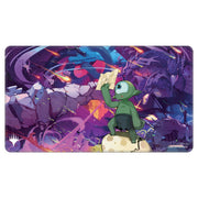 Playmat: Holofoil: Magic the Gathering: Ravnica Remastered - Rectangular playmat featuring vibrant purple and blue hues with a goblin-like character holding a map, set against a dynamic
