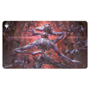Playmat: Magic the Gathering: Duskmourn: Overlord of the Balemurk - Overlord of the Balemurk artwork with a dark, eerie atmosphere.