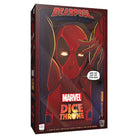 Dice Throne: Marvel: Deadpool - Deadpool-themed Dice Throne board game box with bold red and black colors and comic-style art.