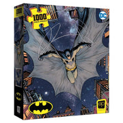 Puzzle: Batman "I Am The Night" 1000pc - Batman puzzle box featuring Batman gliding over a cityscape at night with 1000 pieces.