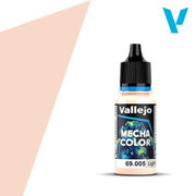 Vallejo Mecha Color: Light Flesh (18ml) - Small 18ml plastic paint bottle with black cap, labeled Vallejo Mecha Color Light Flesh paint.