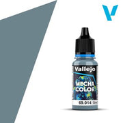 Vallejo Mecha Color: Grey Green (18ml) - 18ml Vallejo Mecha Color paint bottle in muted grey-green with black dropper cap.