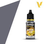Vallejo Model Air: Sea Grey (18ml) - 18ml bottle of Vallejo Model Air Sea Grey acrylic paint with black cap and yellow label accents.