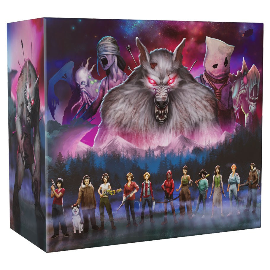 Final Girl: Series 2 Ultimate Box - Final Girl Series 2 Ultimate Box with dark fantasy artwork featuring a menacing wolf and shadowy figures, colorful character