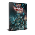 Warhammer Fantasy Roleplay: Sea Wardens Of Cothique (PREORDER) - Warhammer Fantasy Roleplay book with stormy sea battle cover, featuring armored sea wardens wielding weapons and glowing.