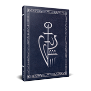 Warhammer Fantasy Roleplay: Sea Wardens of Cothique Collector's Edition - Dark blue hardback book with silver embossed stylized anchor symbol and decorative border on cover.