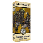 Malifaux 3rd Edition: Noxious Atmosphere - Malifaux 3rd Edition Noxious Atmosphere box featuring dark, armored figures with gas masks and mechanical elements on a.