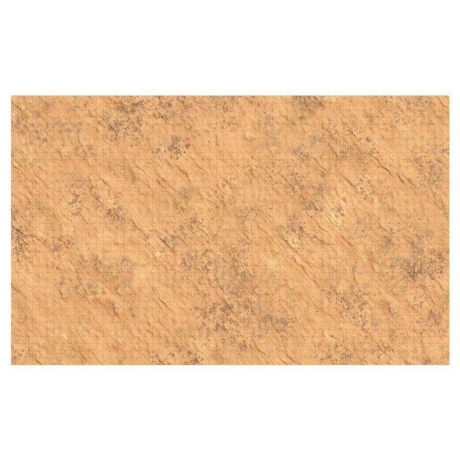D&D: Icons of the Realms: Desert Battle Mat - Rectangular desert-themed battle mat with sandy brown texture and subtle darker patches.
