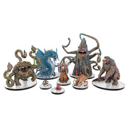 D&D - Classic Collection - Monsters O-R - Set of eight detailed D&D miniatures featuring various monsters in colorful paint, each mounted on round black bases.