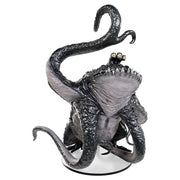 Pathfinder Battles Miniatures: Froghemoth Elder Boxed Miniature (PREORDER) - Dark gray textured Froghemoth miniature with multiple tentacles and prominent eye stalks on a clear round base.