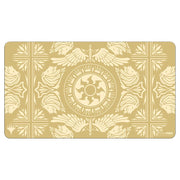 Playmat: MtG: Mana 7 Plains - The Gathering playmat featuring white Mana and Plains symbols in a symmetrical pattern.