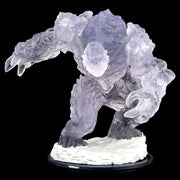 Critical Role Mini: Cinderslag Elemental - Translucent purple crystal elemental figure with clawed hands and jagged rocky texture on round base.